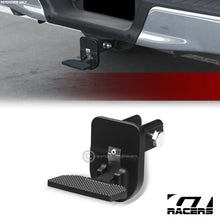 2" Matte Black Trailer Tow Mount Receiver Rear Hitch Foldable Style Step Bar G16