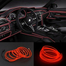 2M 12V EL Wire Red Cold light Neon Lamp Atmosphere Lights Unique Decor Accessory