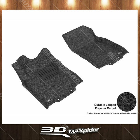All Weather Floor Mat Set For 14-20 Nissan Rogue Rogue Sport Black Front Classic