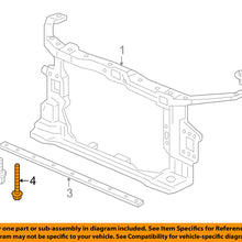 HONDA OEM 16-17 Civic RADIATOR SUPPORT-Lower brace bolt 90210TBAA01