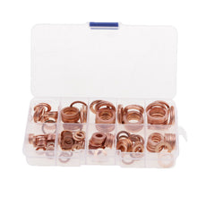 Set of 200 Oil Drain Plug Washer Copper Crush Seal Assortment Assorted Set