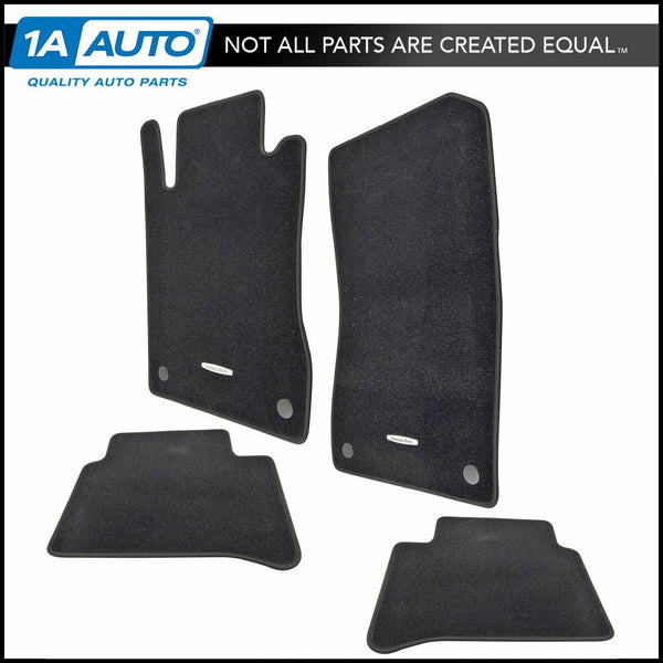 OEM B66294131 Floor Mat Kit Black Carpet Kit Set of 4 for MB Mercedes Benz New