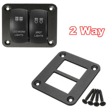 Car Boat Aluminum 2 Way Rocker Switch Panel Housing Holder Fit ARB Carling Narva