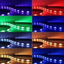 4pcs Music Control RGB LED Under Car Strip Underbody System Glow Neon Light Kit