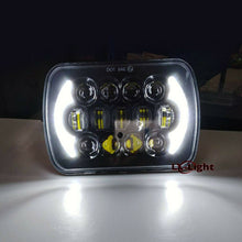 Newest Brightest 105W 7X6" 5X7" LED Headlight DRL For Jeep Cherokee XJ Chevrolet