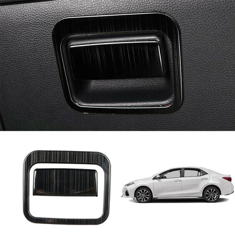 For Toyota Corolla 19-2020 black titanium Co-pilot storage box handle cover trim