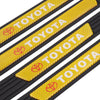 4PCS Black Rubber Car Door Scuff Sill Cover Panel Step Protector For Toyota