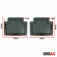 Waterproof Rubber 3D Floor Mats & Cargo Liner Set For Nissan Rogue 2020-2021