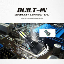 LED Headlight Bulbs 9007 + Fog Light 9145 for Ford F-250 Super Duty 2002-2004