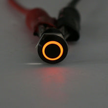 1x 12mm 12V 4-Pin Angel Eye LED Push Button Metal Switch Waterproof ON/OFF