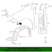 Genuine Toyota Fender Bolt 90080-11260