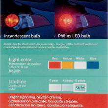 Side Marker Light Bulb-Ultinon Led - Red Philips 168RLED