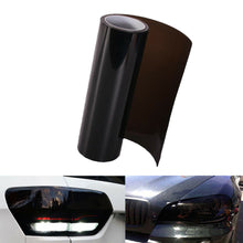 30x60cm Car SUV Tailight Headlight Smoke Black Vinyl Film Cover Overlay Sticker