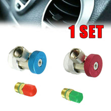 1Set Auto Car H/L-R-134A Quick Coupler Connect Adapters Type AC Manifold Gauge