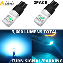 LED 7443 Ice-Blue Front Turn Signal Bulbs for Toyota Lexus, Light Blub,Sky Blue