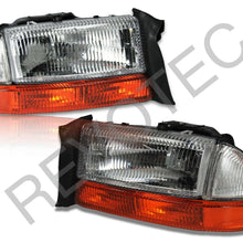 97-04 Dodge Dakota 98-03 Durango OE Style Headlights + Bumper Signal Lamps Set