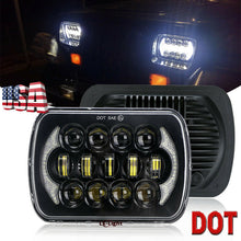 Newest Brightest 105W 7X6" 5X7" LED Headlight DRL For Jeep Cherokee XJ Chevrolet