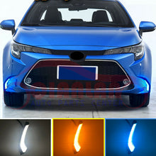 2pcs Front Bumper Fog Lamp（DRL）LED 3-Function 3-Colors For Toyota Corolla 2020