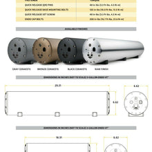 Accuair AA-ENDO-VT45-GC 5 Gal Air Tank W/ 4 Corner Valves E-level 50ft 3/8 Hose