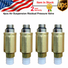 4PCS Air Suspension Risidual Pressure Valve With Hose connector Set For Audi Q7