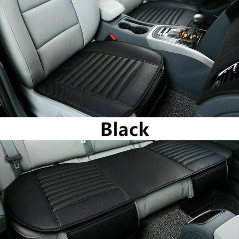 Car Rear Front Seat Cover Breathable Pu Leather Pad Mat Auto Cushion Accessories