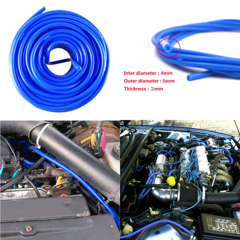 16.4ft 5M Auto Car Silicone Vacuum Tube Hose Pipe Silicon Tubing Accessories