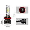 ISINCER H11 LED Headlight Kit Low Beam Bulb Super Bright 6000K 45Day Free Return