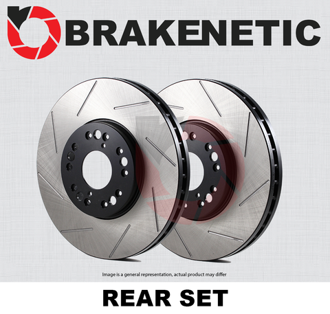[REAR SET] BRAKENETIC PREMIUM SLOTTED Brake Disc Rotors BNP44207.SS