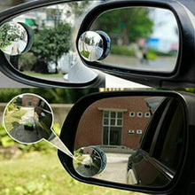 1*2Pcs small round mirror blind spot car rearview mirror auxiliary mirro