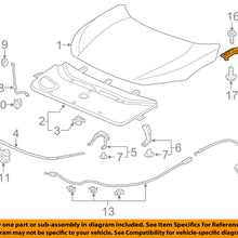 HONDA OEM 16-17 Civic Hood-Hinge Left 60170TBAA00ZZ