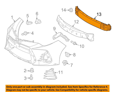 TOYOTA OEM 17-18 Corolla Front Bumper-Impact Bar 5202102240