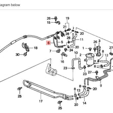 92-95 Civic P/S Return Oil Pipe (6MM) Rack&pinion Cooling Line Hose Tube OEM