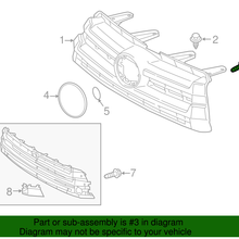 Genuine Toyota Grille Assembly Screw 90167-40057