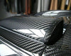 7D Car Interior Accessories Panel Black Carbon Fiber Vinyl Wrap Sticker 12