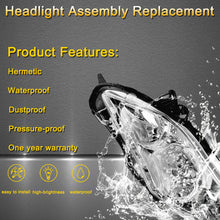 For 2011 2012 2013 Toyota Corolla Chrome Headlights Headlamps Pair Left+Right