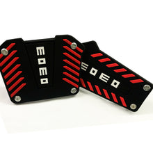 Black&Red MOMO Style Non-Slip Pedal Cover for Automatic Transmission Universal