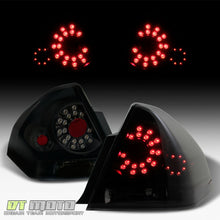 Black Smoked 2006-2013 Chevy Impala LED Tail Lights Brake Lamps Left+Right 06-13