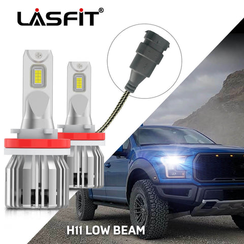2x LASFIT H11 LED 50W White Headlight Low Beam Bulb Kit for Ford Focus 2012-2018