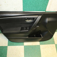 14-19 Corolla Black Left Front Interior Door Trim Panel Driver Armrest Grill