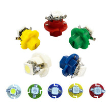 50x 5 Colors Car 5050 1SMD LED B8.4D Indicator Gauge Dashboard Side Lights 12V