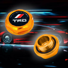 1PCS TRD Racing Gold Engine Oil Filler Cap Oil Tank Cover Aluminium For TOYOTA