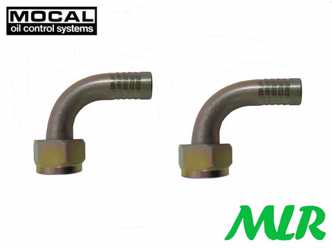 MOCAL HEF93-10 90° 5/8 BSP OIL COOLER REMOTE FILTER HOSE PIPE FITTINGS UNIONS QE