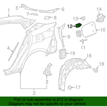 Genuine Toyota Fuel Door Spring 77366-52010