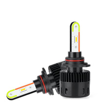 Pair 9005 LED Headlight Smartphone Control RGB DRL Headlamps Bulbs Multi-Color