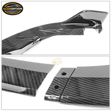 Fits 20-21 Toyota Corolla LE Front Bumper Lip Spoiler Carbon Fiber Print