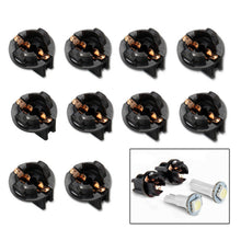 10pcs T10 W5W 168 194 Wedge Instrument Panel Dash Light Base Socket Twist Lock