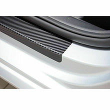 Car Accessories 5D Carbon Fiber Vinyl Wrap 4X Door Sill Protector Trim Stickers