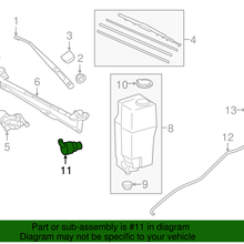 Genuine Toyota Washer Pump 85330-04011