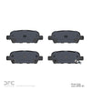 Disc Brake Pad Set-5000 Euro Ceramic Brake Pads Rear DFC 1600-0905-00