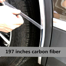 Car Sticker Carbon Fiber Auto Wheel Eyebrow Anti Scratch Decoration Accessories